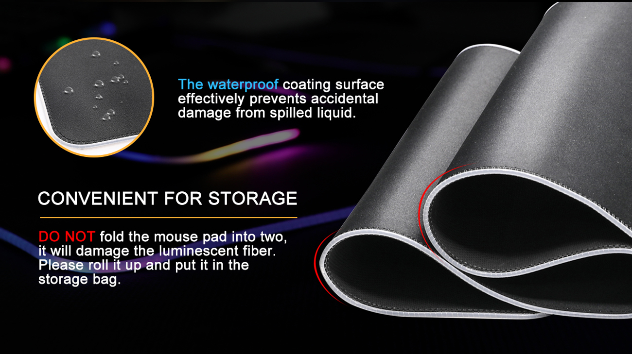 Vetroo MP800 RGB Gaming Mouse Pad